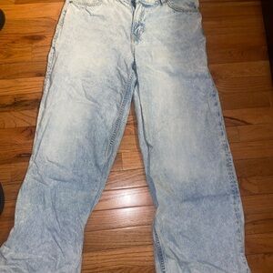 H&M Light Blue Acid Wash Jeans